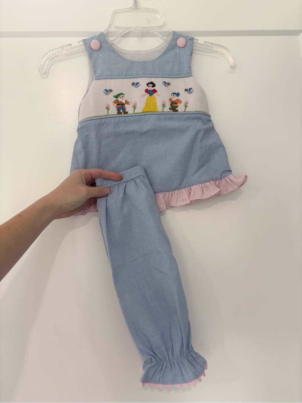 Remember Nguyen Disney Snow White and the Seven Dwarfs Smocked Set